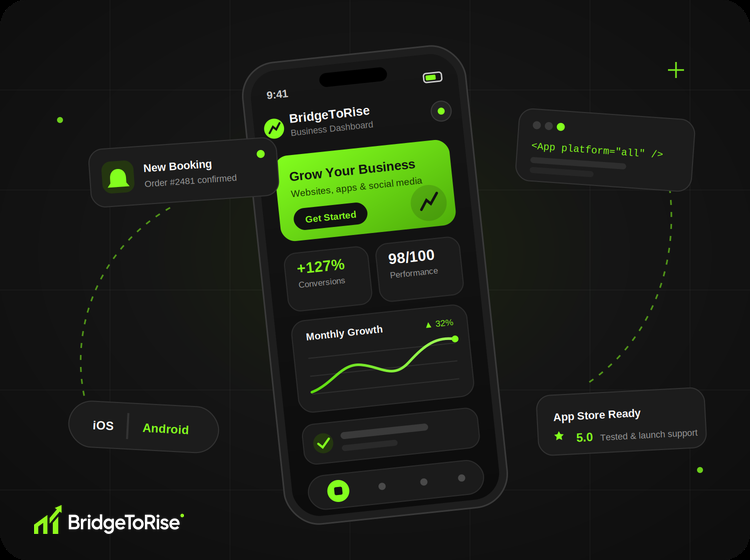 mobile app section